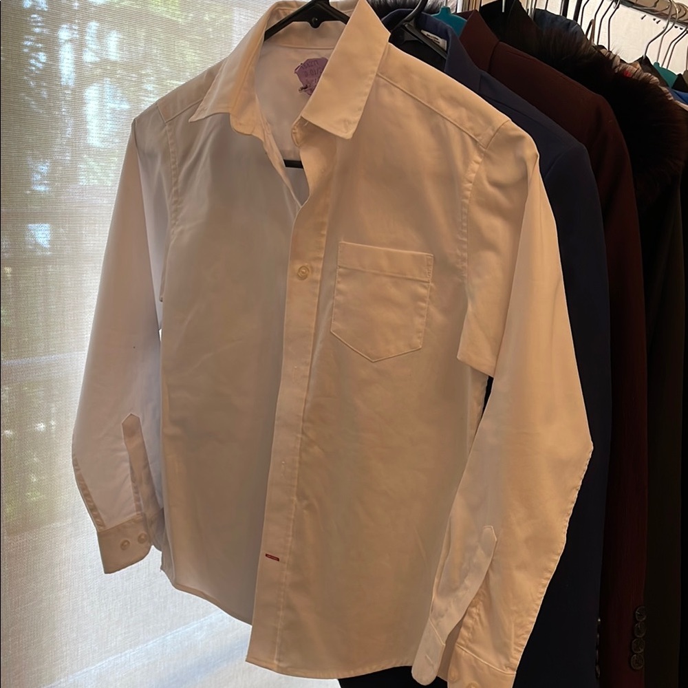 Boys Classic White button down Shirt